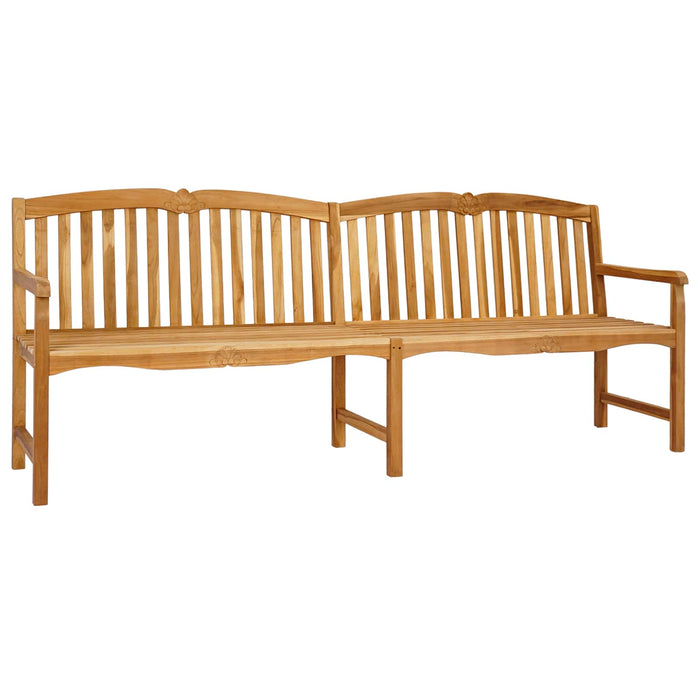 Bancă din lemn sculptată manual cu flori natural - WALTI WALTI
