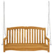 Bancă swinging natural 114 x 60 x 60,5 cm Lemn solid de tec - WALTI WALTI