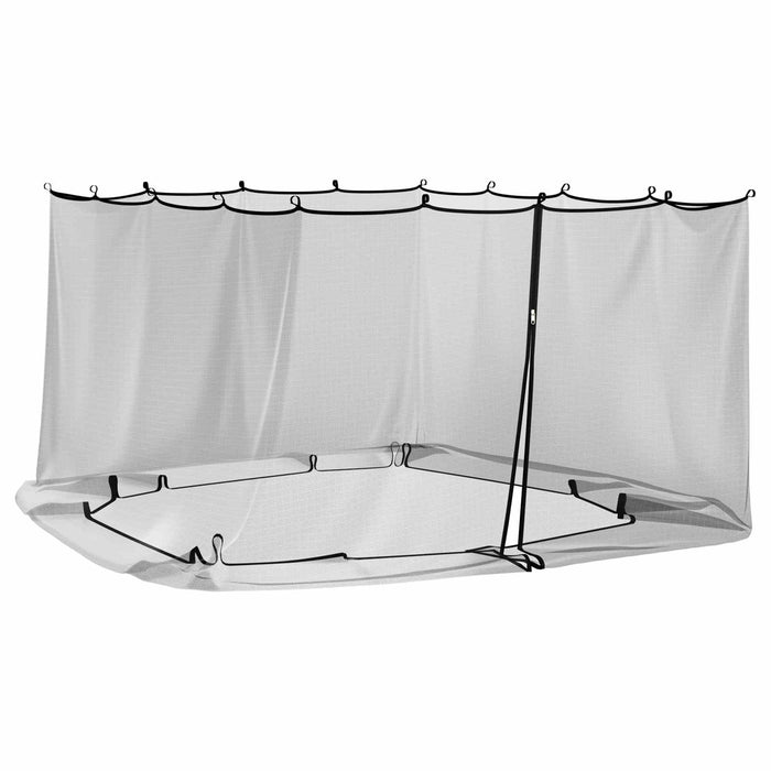 Plasă de țânțari pentru foișor 220 mesh Negru 4,5 x 3 x 2 m WALTI