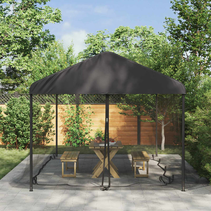 Plasă de țânțari pentru foișor 220 mesh Negru 6 x 3 x 2 m WALTI