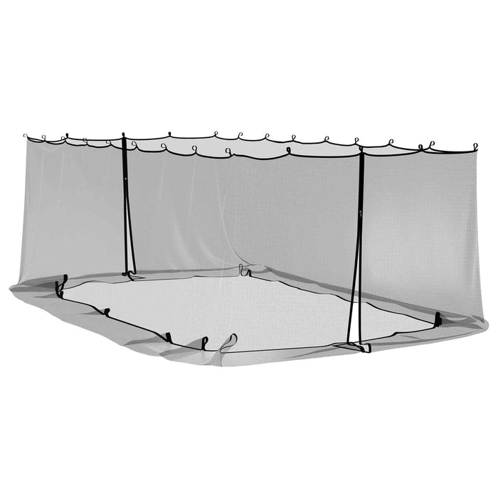 Plasă de țânțari pentru foișor 220 mesh Negru 6 x 3 x 2 m WALTI