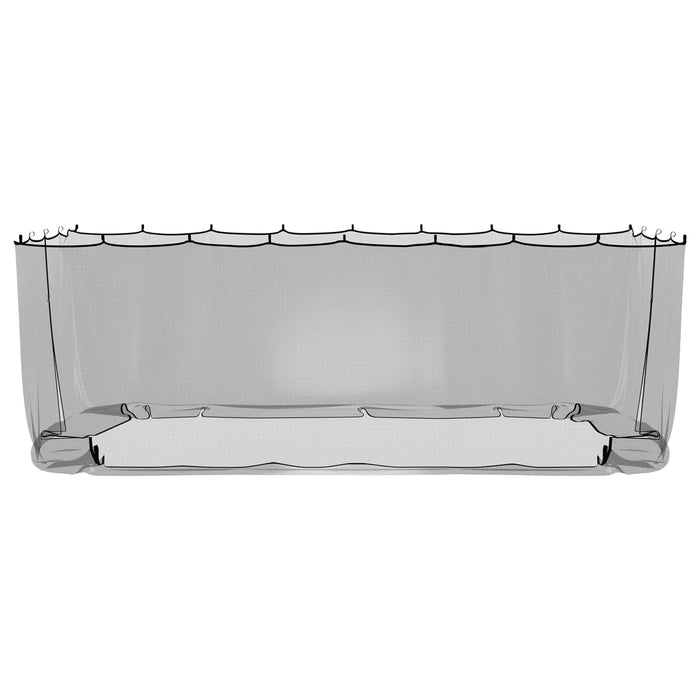 Plasă de țânțari pentru foișor 220 mesh Negru 6 x 3 x 2 m WALTI