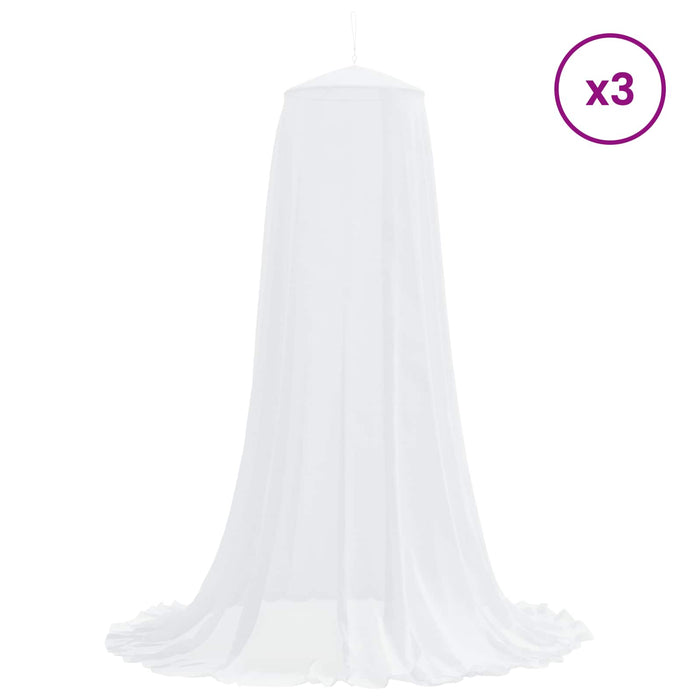 Plasă antiinsecte pentru pat 156 plasă 3 pcs Alb Poliester - WALTI WALTI