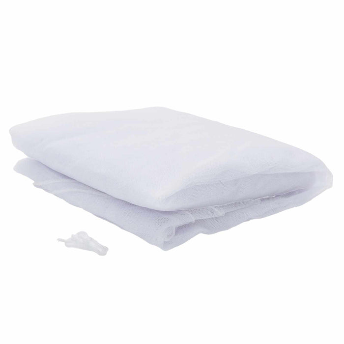 Plasă antiinsecte pentru pat 156 plasă 3 pcs Alb Poliester WALTI