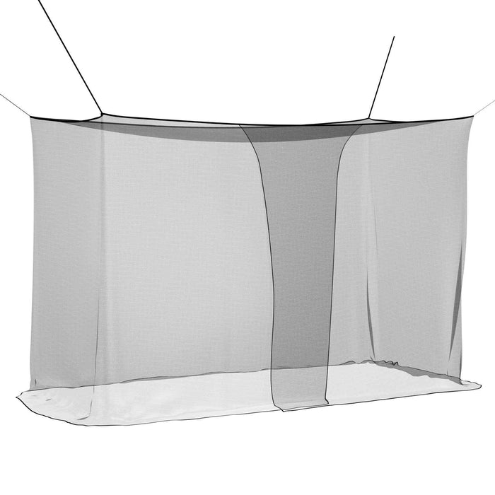 Plasă antiinsecte pentru pat 156 plasă 3 pcs Negru Poliester WALTI