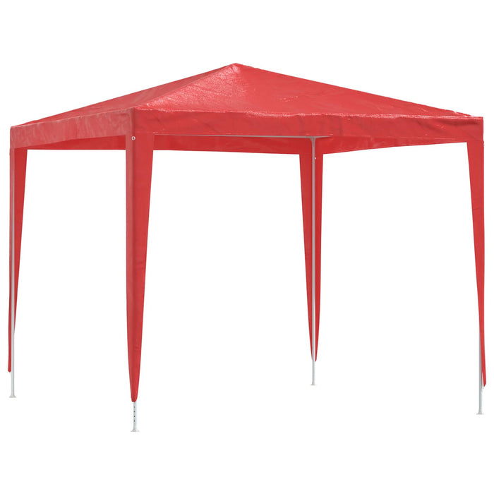 Cort pentru Petreceri 250 x 250 x 240 cm Roșu PE și oțel - WALTI WALTI