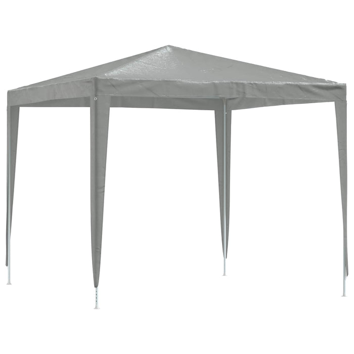 Cort pentru Petreceri 250 x 250 x 240 cm Gri deschis PE și oțel - WALTI WALTI