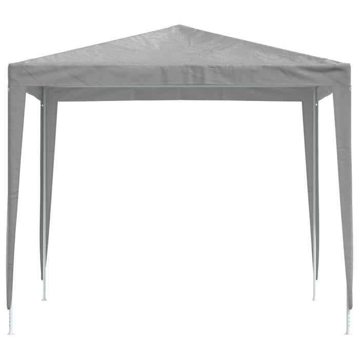 Cort pentru Petreceri 250 x 250 x 240 cm Gri deschis PE și oțel - WALTI WALTI