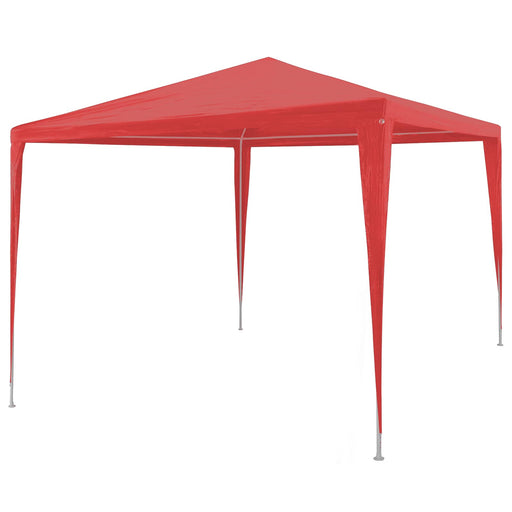 Cort pentru Petreceri Roșu 300 x 300 x 255 cm PE și oțel - WALTI WALTI
