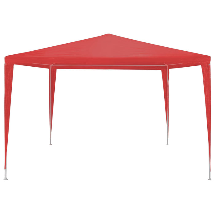 Cort pentru Petreceri Roșu 300 x 300 x 255 cm PE și oțel - WALTI WALTI