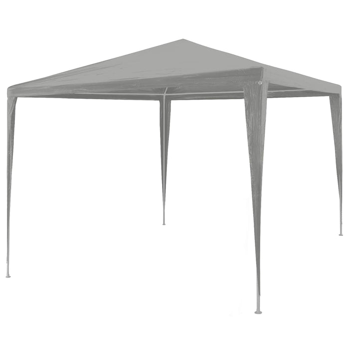 Cort pentru Petreceri Gri deschis 300 x 300 x 255 cm PE și oțel - WALTI WALTI