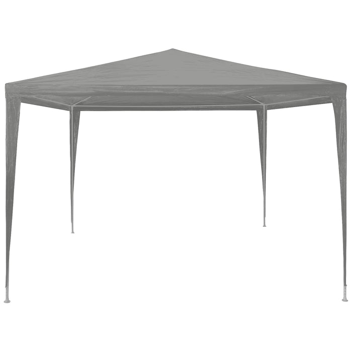 Cort pentru Petreceri Gri deschis 300 x 300 x 255 cm PE și oțel - WALTI WALTI