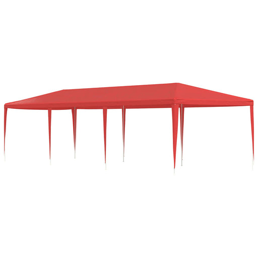 Cort pentru Petreceri Roșu 900 x 300 x 255 cm PE și oțel - WALTI WALTI