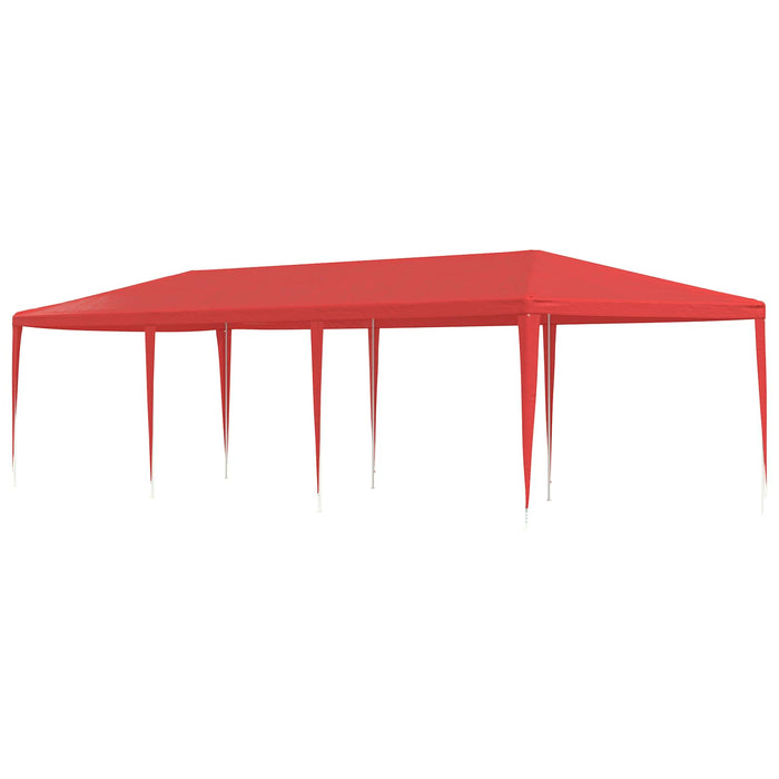 Cort pentru Petreceri Roșu 900 x 300 x 255 cm PE și oțel - WALTI WALTI