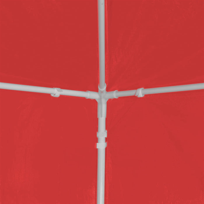 Cort pentru Petreceri 300 x 300 x 255 cm Roșu PE și oțel - WALTI WALTI