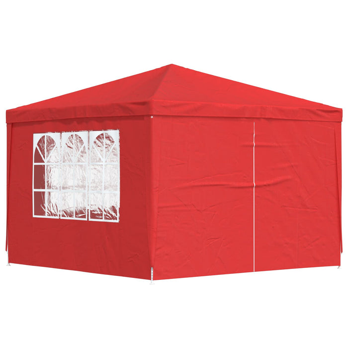 Cort pentru Petreceri 300 x 300 x 255 cm Roșu PE și oțel - WALTI WALTI