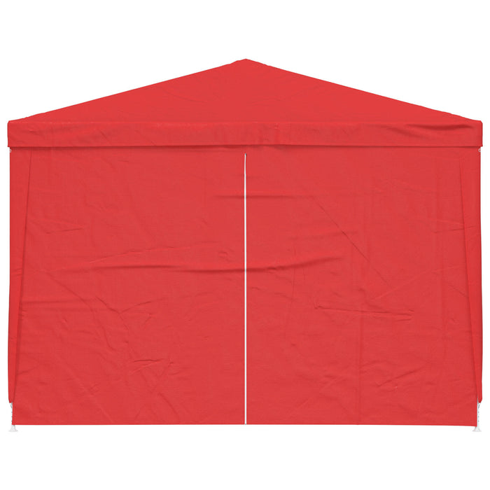 Cort pentru Petreceri 300 x 300 x 255 cm Roșu PE și oțel - WALTI WALTI