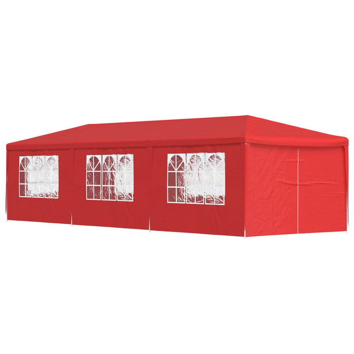 Cort pentru Petreceri 900 x 300 x 255 cm Roșu PE și oțel - WALTI WALTI