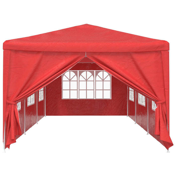 Cort pentru Petreceri 900 x 300 x 255 cm Roșu PE și oțel - WALTI WALTI