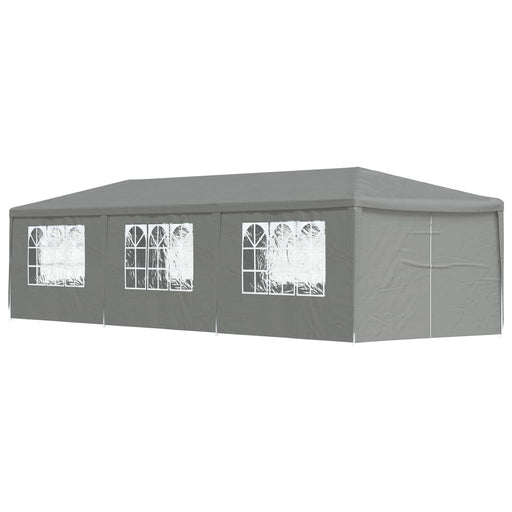 Cort pentru Petreceri 900 x 300 x 255 cm Gri deschis PE și oțel - WALTI WALTI