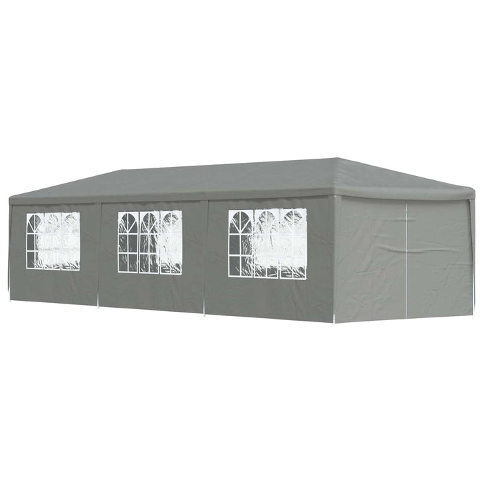 Cort pentru Petreceri 900 x 300 x 255 cm Gri deschis PE și oțel - WALTI WALTI
