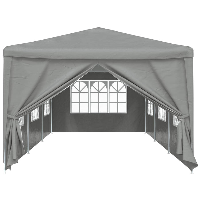 Cort pentru Petreceri 900 x 300 x 255 cm Gri deschis PE și oțel - WALTI WALTI
