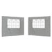 Perete lateral pentru cort de petrecere 2 pcs 300 x 195 cm - WALTI WALTI