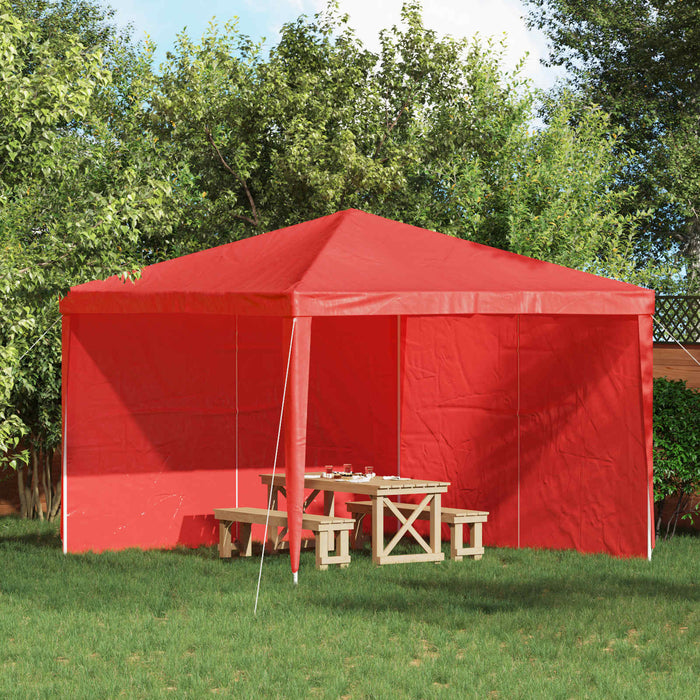 Perete lateral pentru cort de petrecere 2 pcs Roșu 300 x 195 cm - WALTI WALTI