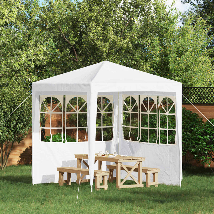 Perete lateral pentru cort de petrecere 2 pcs 200 x 195 cm Alb - WALTI WALTI