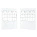 Perete lateral pentru cort de petrecere 2 pcs 200 x 195 cm Alb - WALTI WALTI