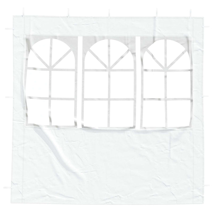 Perete lateral pentru cort de petrecere 2 pcs 200 x 195 cm Alb - WALTI WALTI