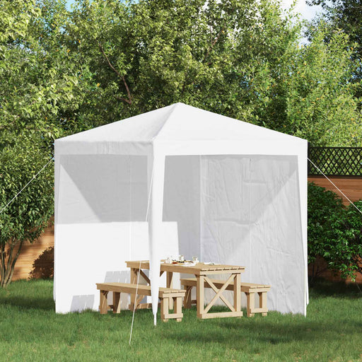 Perete lateral pentru cort de petrecere 2 pcs Alb 200 x 195 cm - WALTI WALTI