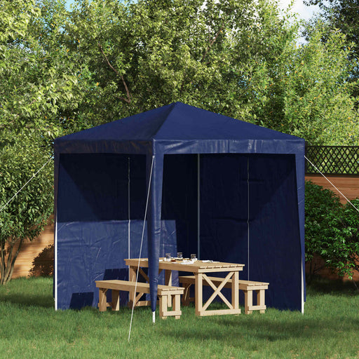 Perete lateral pentru cort de petrecere 2 pcs albastru - WALTI WALTI
