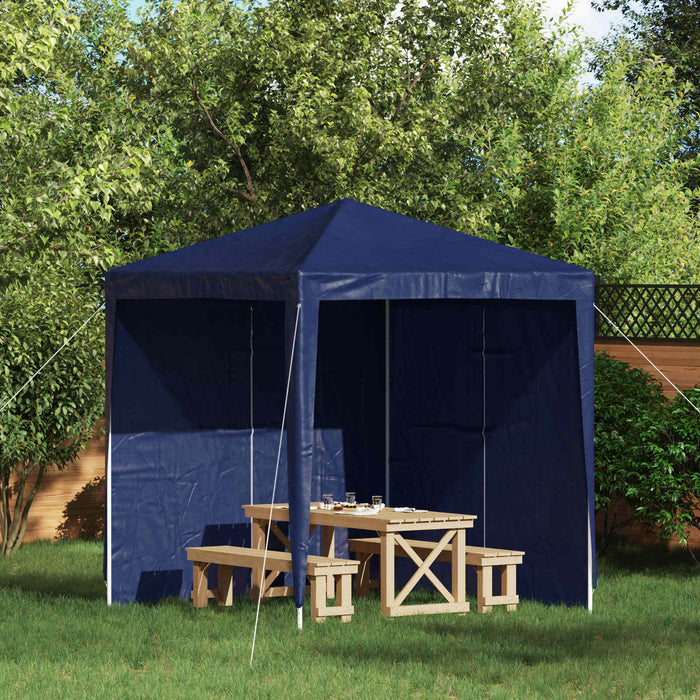 Perete lateral pentru cort de petrecere 2 pcs albastru - WALTI WALTI
