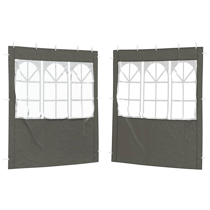 Perete lateral pentru cort de petrecere 2 pcs 200 x 195 cm - WALTI WALTI
