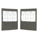 Perete lateral pentru cort de petrecere 2 pcs 200 x 195 cm - WALTI WALTI