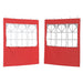Perete lateral pentru cort de petrecere 2 pcs 200 x 195 cm Roșu - WALTI WALTI