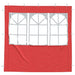 Perete lateral pentru cort de petrecere 2 pcs 200 x 195 cm Roșu - WALTI WALTI