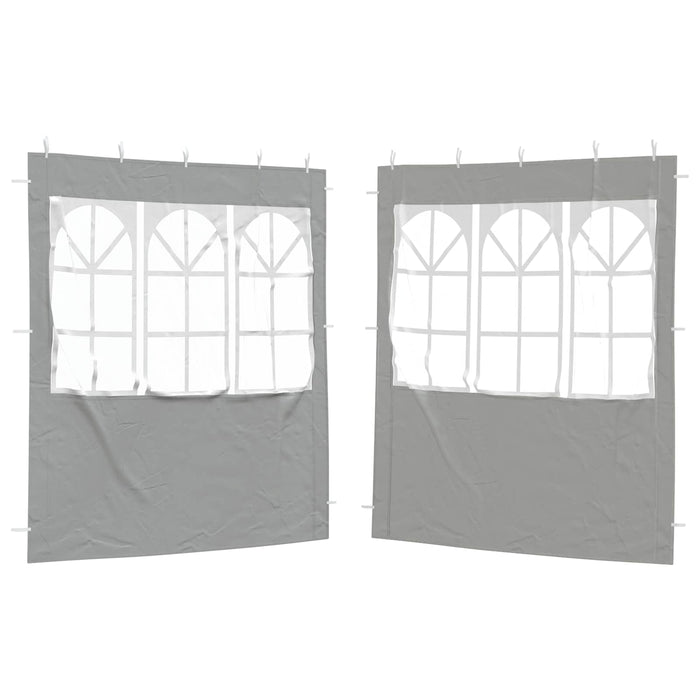 Perete lateral pentru cort de petrecere 2 pcs 200 x 195 cm - WALTI WALTI