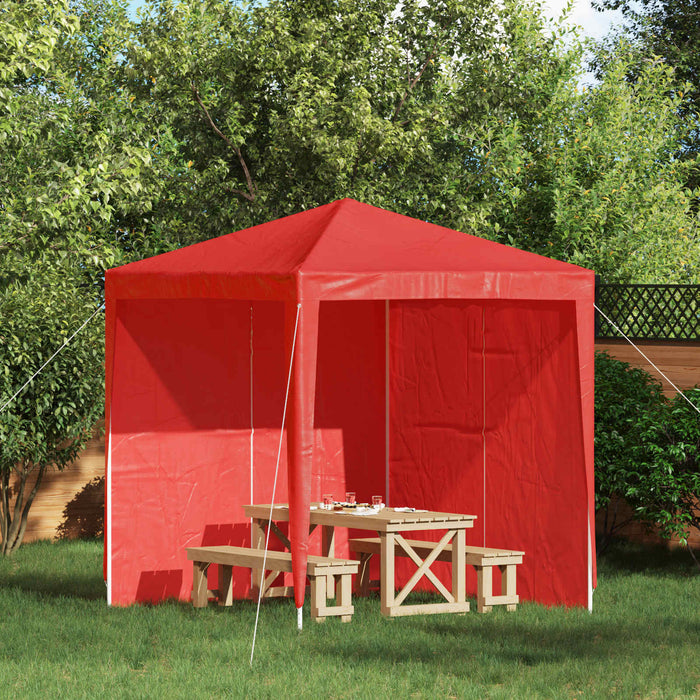 Perete lateral pentru cort de petrecere 2 pcs Roșu 200 x 195 cm - WALTI WALTI