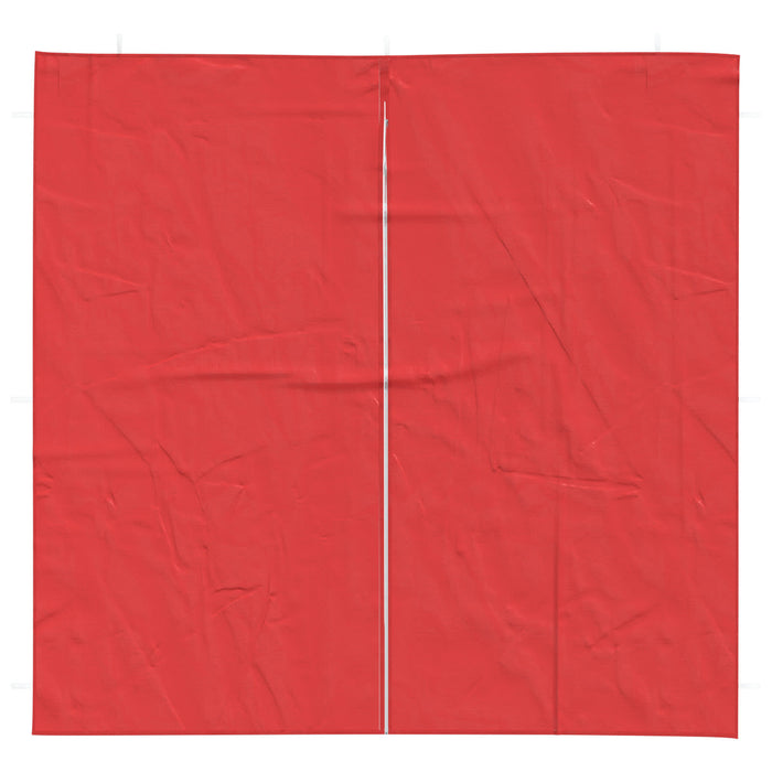 Perete lateral pentru cort de petrecere 2 pcs Roșu 200 x 195 cm - WALTI WALTI