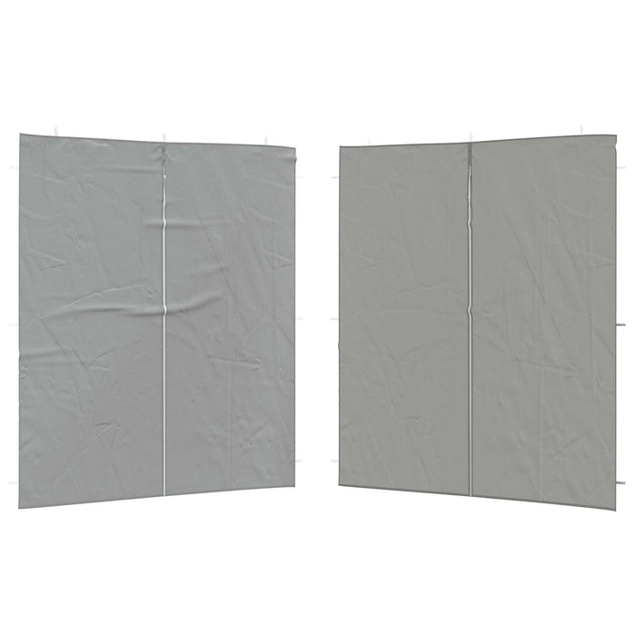 Perete lateral pentru cort de petrecere 2 pcs Gri deschis - WALTI WALTI