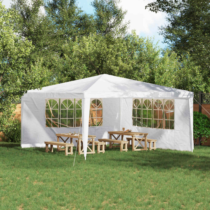 Perete lateral pentru cort de petrecere 2 pcs 400 x 195 cm Alb - WALTI WALTI