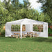 Perete lateral pentru cort de petrecere 2 pcs 400 x 195 cm Alb - WALTI WALTI