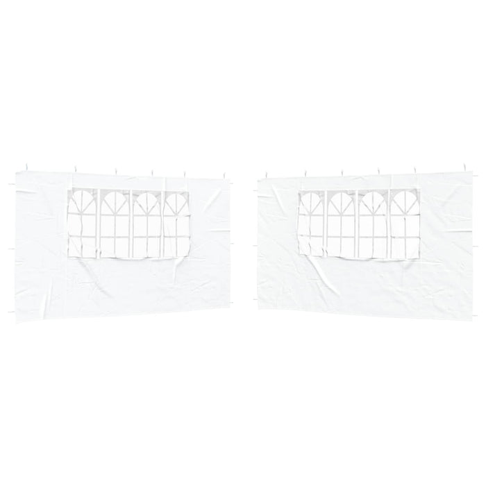 Perete lateral pentru cort de petrecere 2 pcs 400 x 195 cm Alb - WALTI WALTI