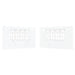 Perete lateral pentru cort de petrecere 2 pcs 400 x 195 cm Alb - WALTI WALTI