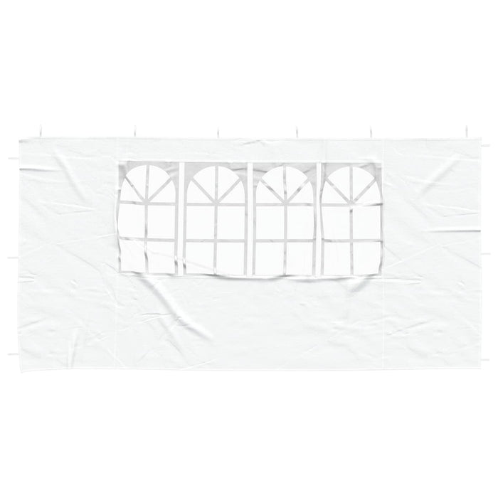 Perete lateral pentru cort de petrecere 2 pcs 400 x 195 cm Alb - WALTI WALTI