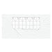 Perete lateral pentru cort de petrecere 2 pcs 400 x 195 cm Alb - WALTI WALTI