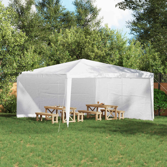 Perete lateral pentru cort de petrecere 2 pcs Alb 400 x 195 cm - WALTI WALTI