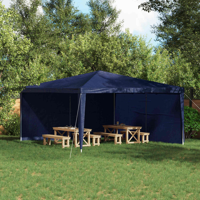 Perete lateral pentru cort de petrecere 2 pcs albastru - WALTI WALTI
